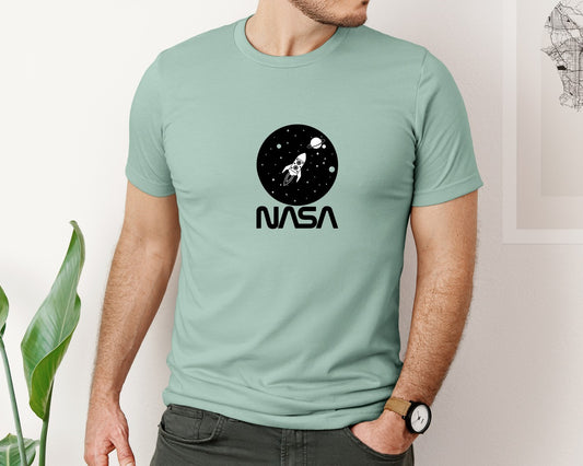 Nasa Illustration Tshirt Design Graphic T-Shirt