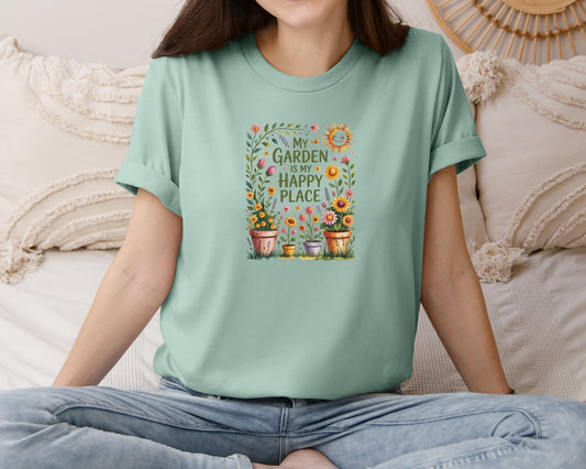 Gardening Watercolor Design Template Graphic T-Shirt
