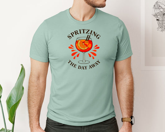 Spritzing The Day Away Summer T Shirt Graphic T-Shirt