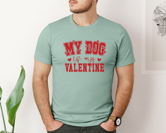 My Dog Is My Valentines Day 8 Graphic T-Shirt