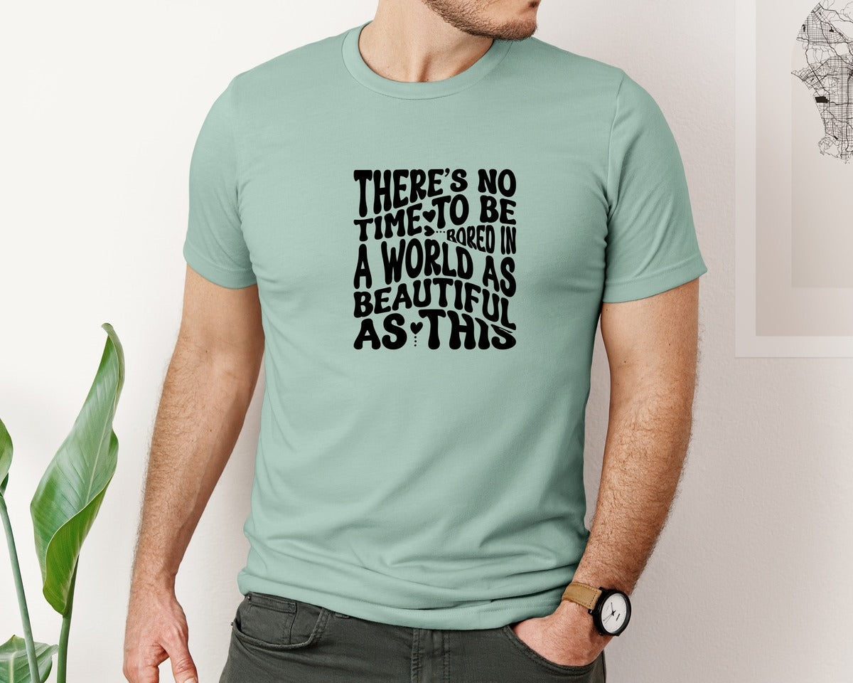 brand:Bella Canvas|color:Dusty Blue|Camping Hiking Graphic T-Shirt