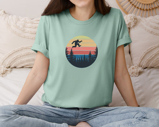 Retro Bigfoot E T Style Shirt Graphic T-Shirt