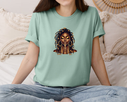 Black Girl Of Faithblack Woman Graphic T-Shirt