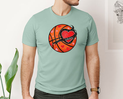 brand:Bella Canvas|color:Dusty Blue|Basketball T Shirt Design 31 Graphic T-Shirt