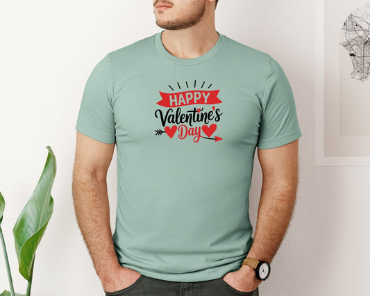 Happy Valentines Day Heart 3 Graphic T-Shirt
