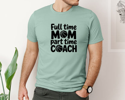 brand:Bella Canvas|color:Dusty Blue|Basketball Mom Of 20 Graphic T-Shirt
