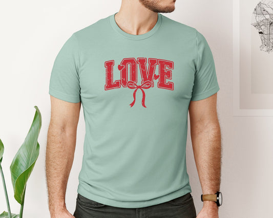 Love Coquette Bow Valentine 2 Graphic T-Shirt