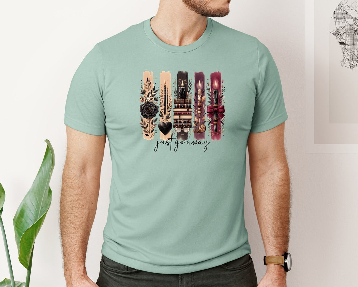 brand:Bella Canvas|color:Dusty Blue|Bookish Book Lover Reading Booktok 2 Graphic T-Shirt