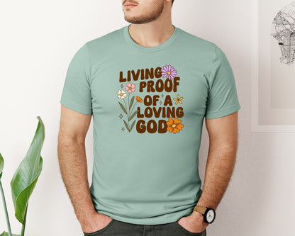 brand:Bella Canvas|color:Dusty Blue|Vintage Christian Scripture 2 Graphic T-Shirt