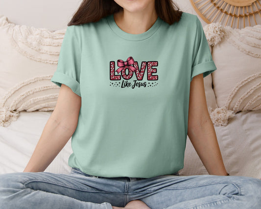 Love Like Jesus Valentines Day 2 Graphic T-Shirt