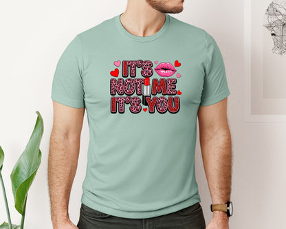 brand:Bella Canvas|color:Dusty Blue|Valentines Day 72 Graphic T-Shirt