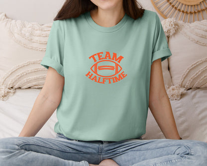 brand:Bella Canvas|color:Dusty Blue|Team Halftime T Shirts Design 2 Graphic T-Shirt