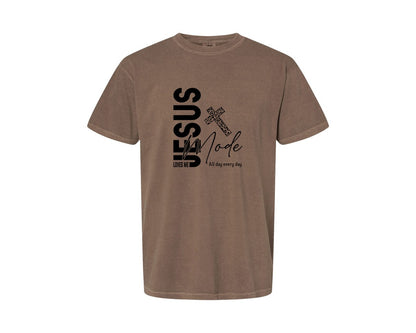 brand:Comfort Colors|color:Espresso|Jesus Loves Me Love Like Jesus Graphic T-Shirt