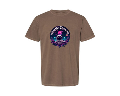 brand:Comfort Colors|color:Espresso|Cosmic Dreamer T Shirt Design Graphic T-Shirt