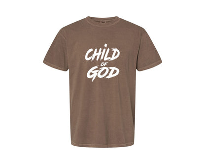brand:Comfort Colors|color:Espresso|Child Of God Shirt Design Jesus 2 Graphic T-Shirt