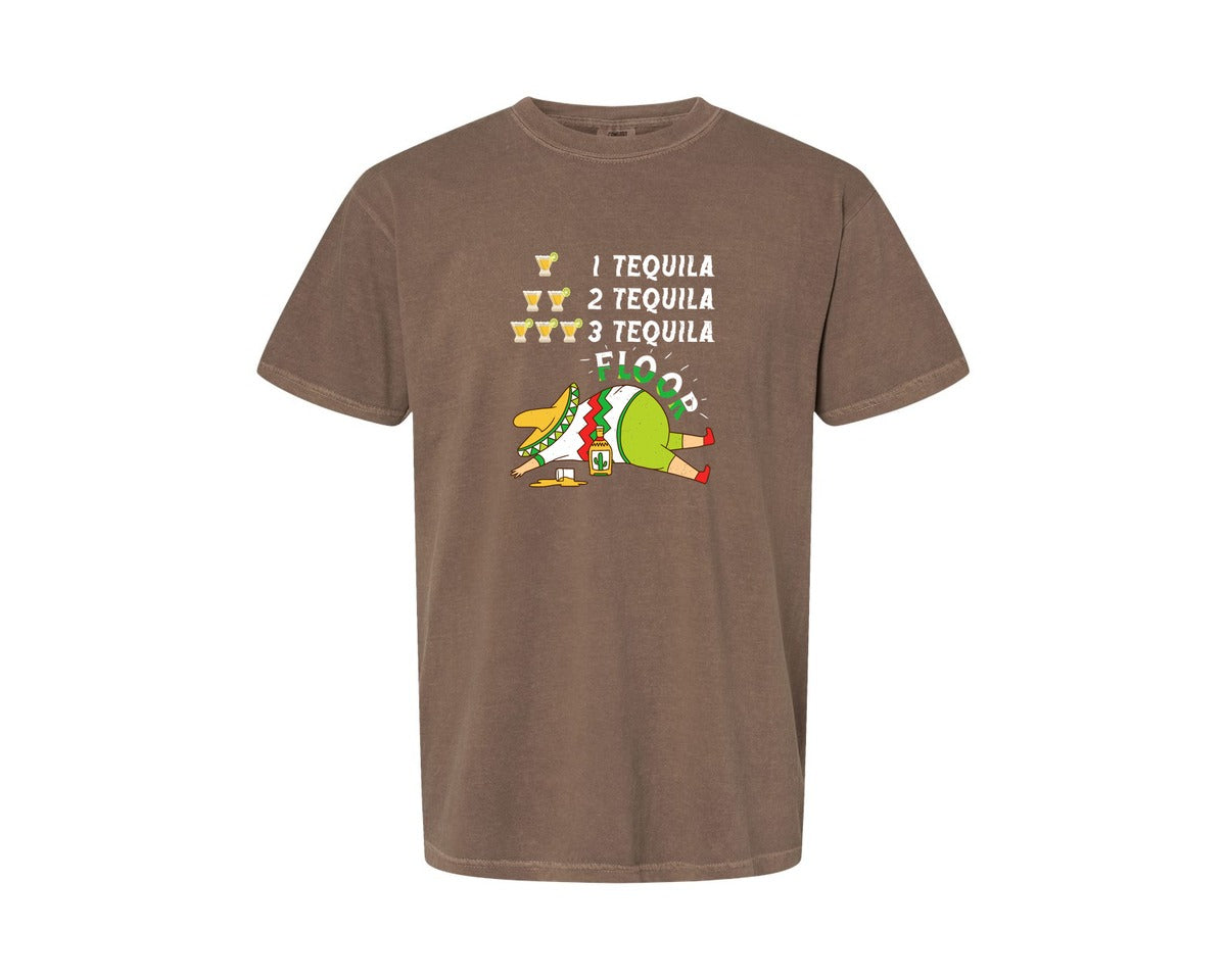brand:Comfort Colors|color:Espresso|Tequila Cinco De Mayo T Shirt Graphic T-Shirt