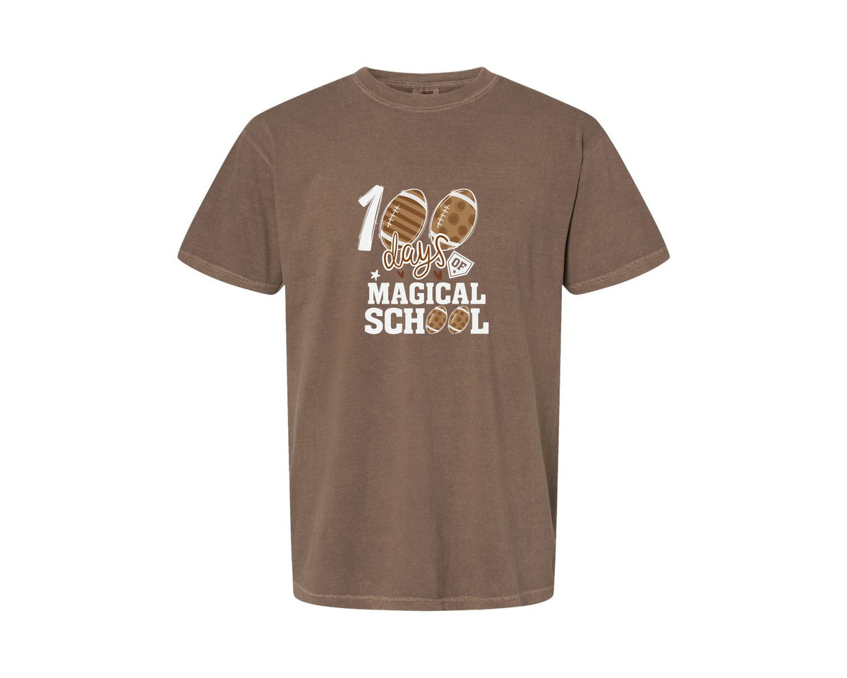 brand:Comfort Colors|color:Espresso|Happy 100 Days Of School T Shirt Design 30 Graphic T-Shirt