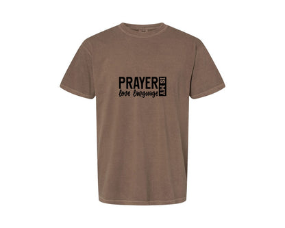 brand:Comfort Colors|color:Espresso|Pray With Me Christian Front Back Graphic T-Shirt