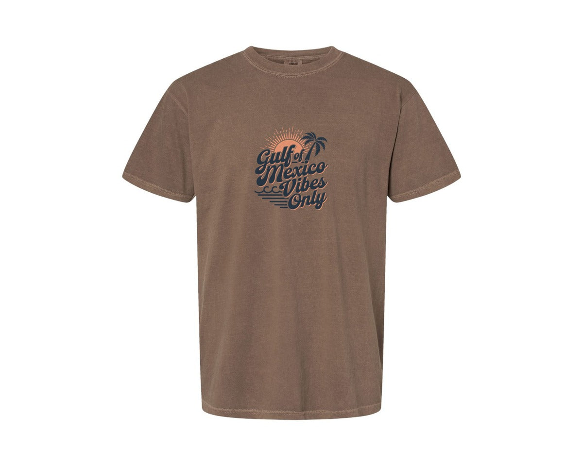 brand:Comfort Colors|color:Espresso|Gulf Of Mexico Vibes Only 4 Graphic T-Shirt