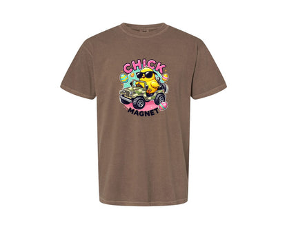 brand:Comfort Colors|color:Espresso|Chick Magnet Easter Chick Cool Graphic T-Shirt