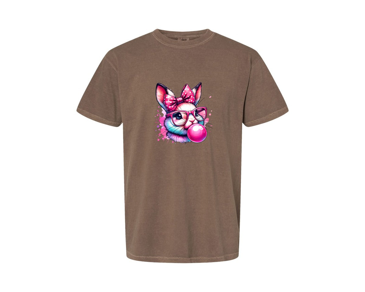 brand:Comfort Colors|color:Espresso|Hipster Bunny T Shirt Design Graphic T-Shirt