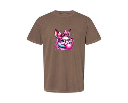 brand:Comfort Colors|color:Espresso|Hipster Bunny T Shirt Design Graphic T-Shirt