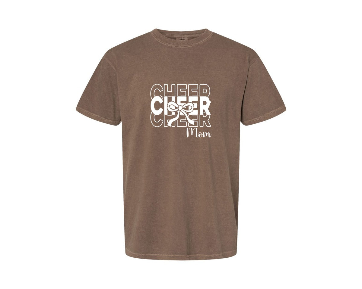 brand:Comfort Colors|color:Espresso|Cheer Mom Cheerleader 2 Graphic T-Shirt