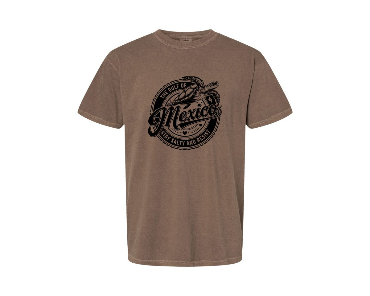 brand:Comfort Colors|color:Espresso|Gulf Of Mexico Turtle Beach Graphic T-Shirt