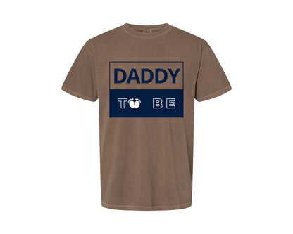 brand:Comfort Colors|color:Espresso|Daddy To Be Pregnancy Announcement 2 Graphic T-Shirt