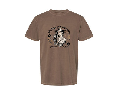 brand:Comfort Colors|color:Espresso|Perhaps You Were Born Christian 2 Graphic T-Shirt