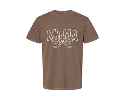 brand:Comfort Colors|color:Espresso|Mama Lightning Bolt Mama 7 Graphic T-Shirt