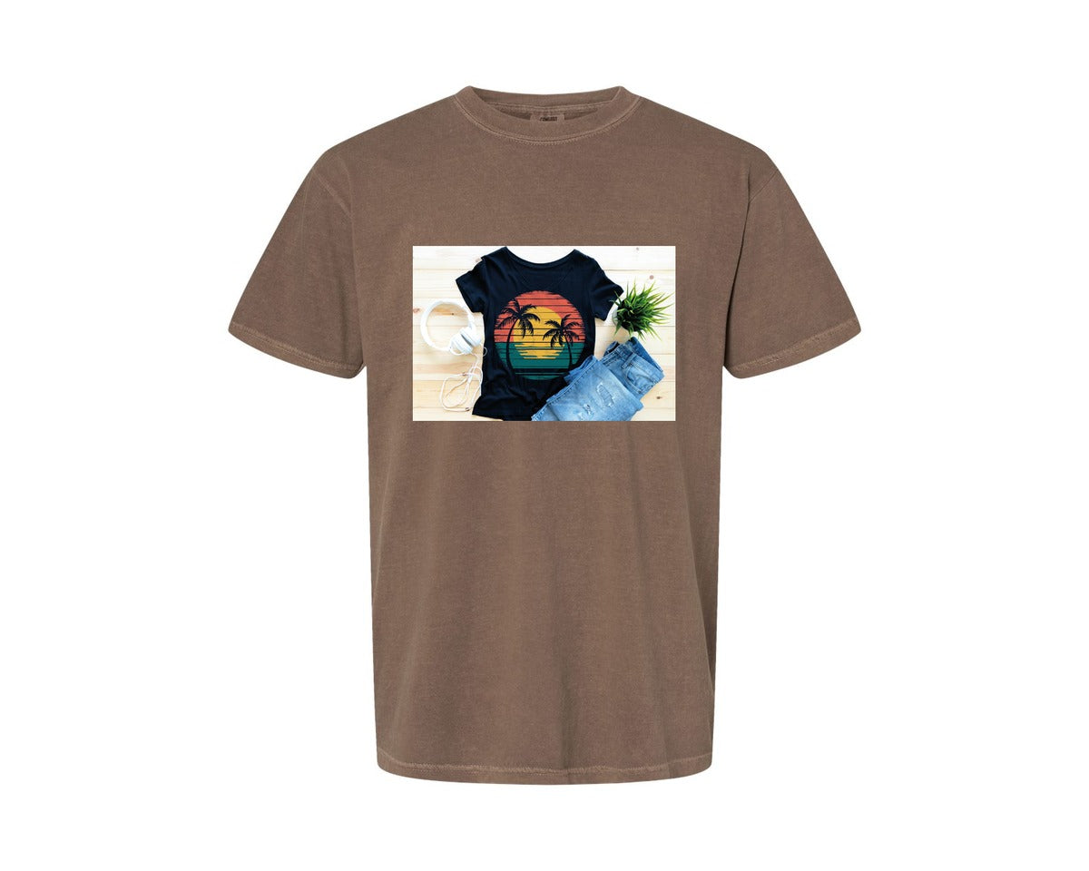 brand:Comfort Colors|color:Espresso|Summer T Shirt 34 Graphic T-Shirt