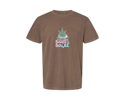 brand:Comfort Colors|color:Espresso|Baked Boujee Funny 4 Graphic T-Shirt