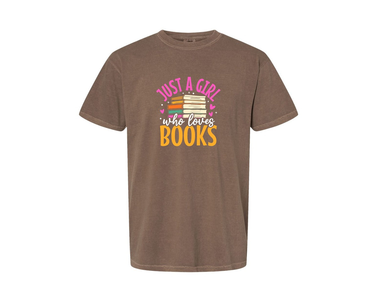 brand:Comfort Colors|color:Espresso|Reading T Shirt Design 6 Graphic T-Shirt