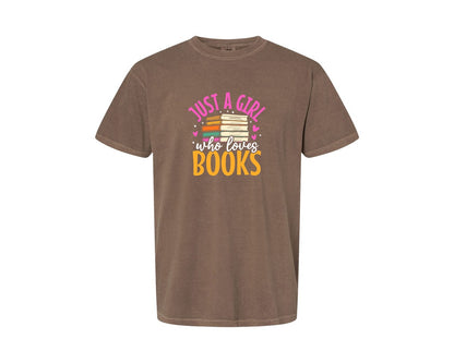 brand:Comfort Colors|color:Espresso|Reading T Shirt Design 6 Graphic T-Shirt