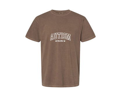 brand:Comfort Colors|color:Espresso|Autism Awareness Autism Mama 2 Graphic T-Shirt