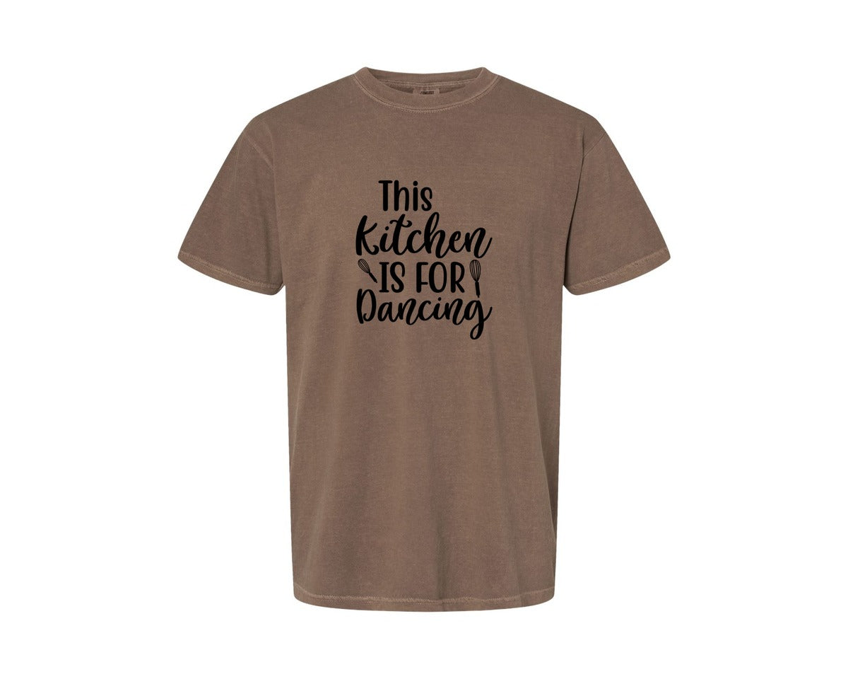 brand:Comfort Colors|color:Espresso|Home Cooking Funny Kitchen T Shirt Graphic T-Shirt
