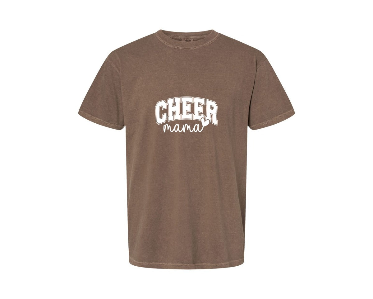 brand:Comfort Colors|color:Espresso|Cheer Mama Cheer Mom 2 Graphic T-Shirt