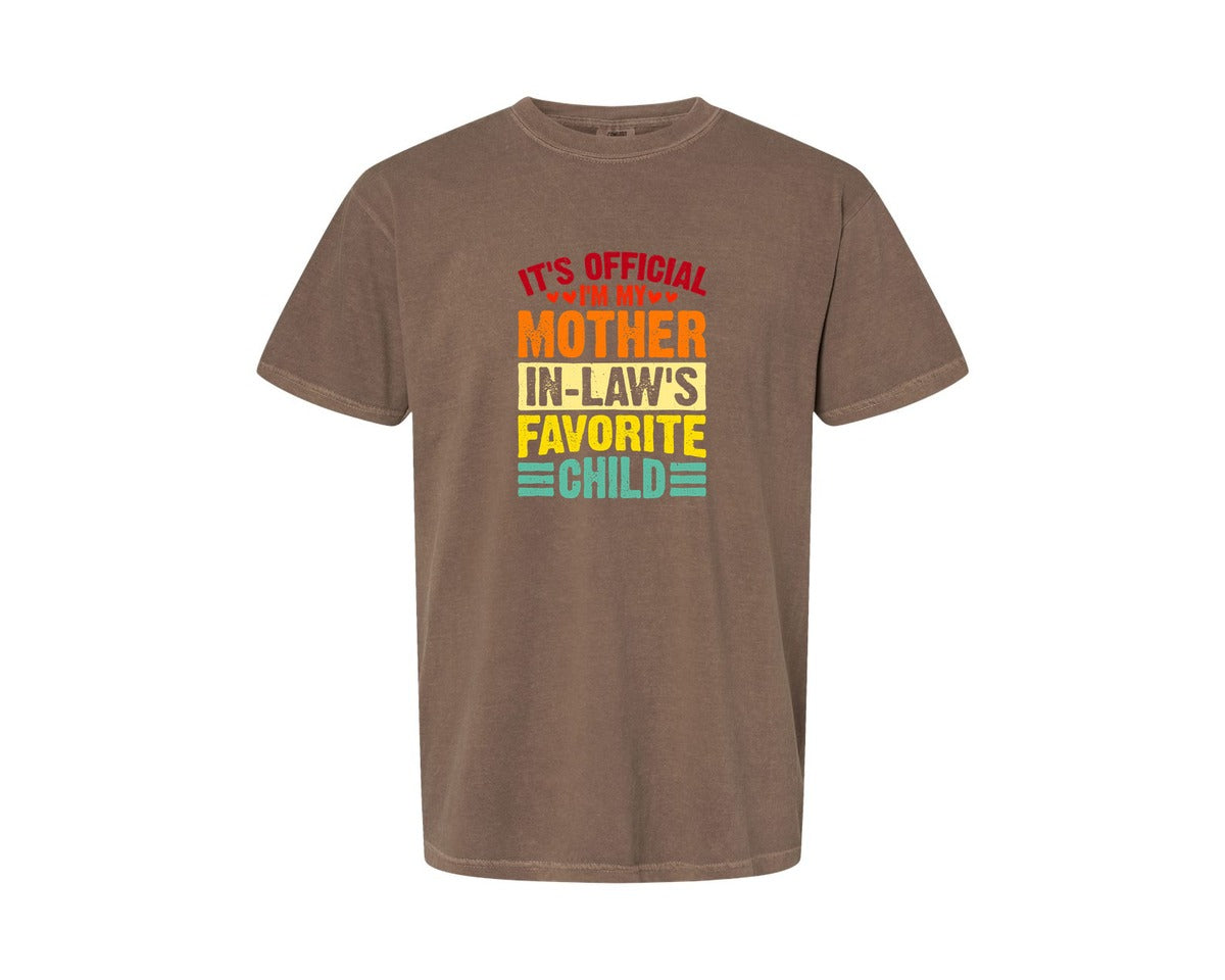 brand:Comfort Colors|color:Espresso|Funny Mother In Law Mothers Day Mom Graphic T-Shirt