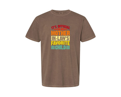 brand:Comfort Colors|color:Espresso|Funny Mother In Law Mothers Day Mom Graphic T-Shirt