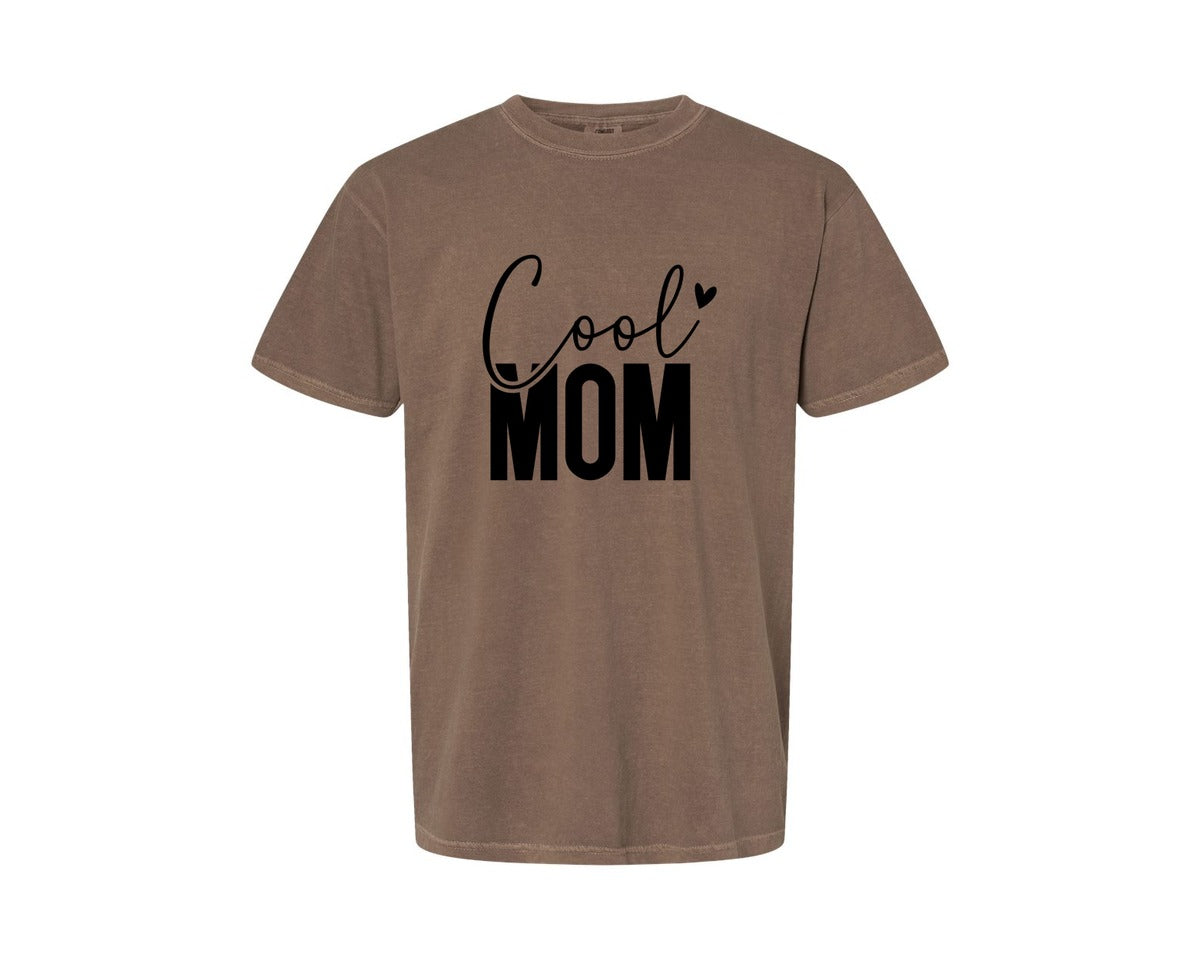 brand:Comfort Colors|color:Espresso|Cool Mom Funny Mom Mama Graphic T-Shirt