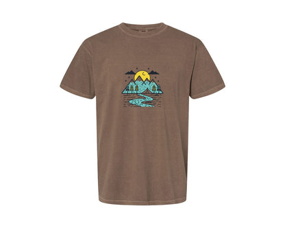 brand:Comfort Colors|color:Espresso|Camping T Shirt Vector Design 4 Graphic T-Shirt