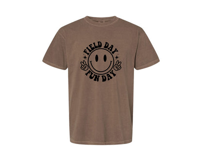 brand:Comfort Colors|color:Espresso|Field Day Fun Day Field Day Graphic T-Shirt