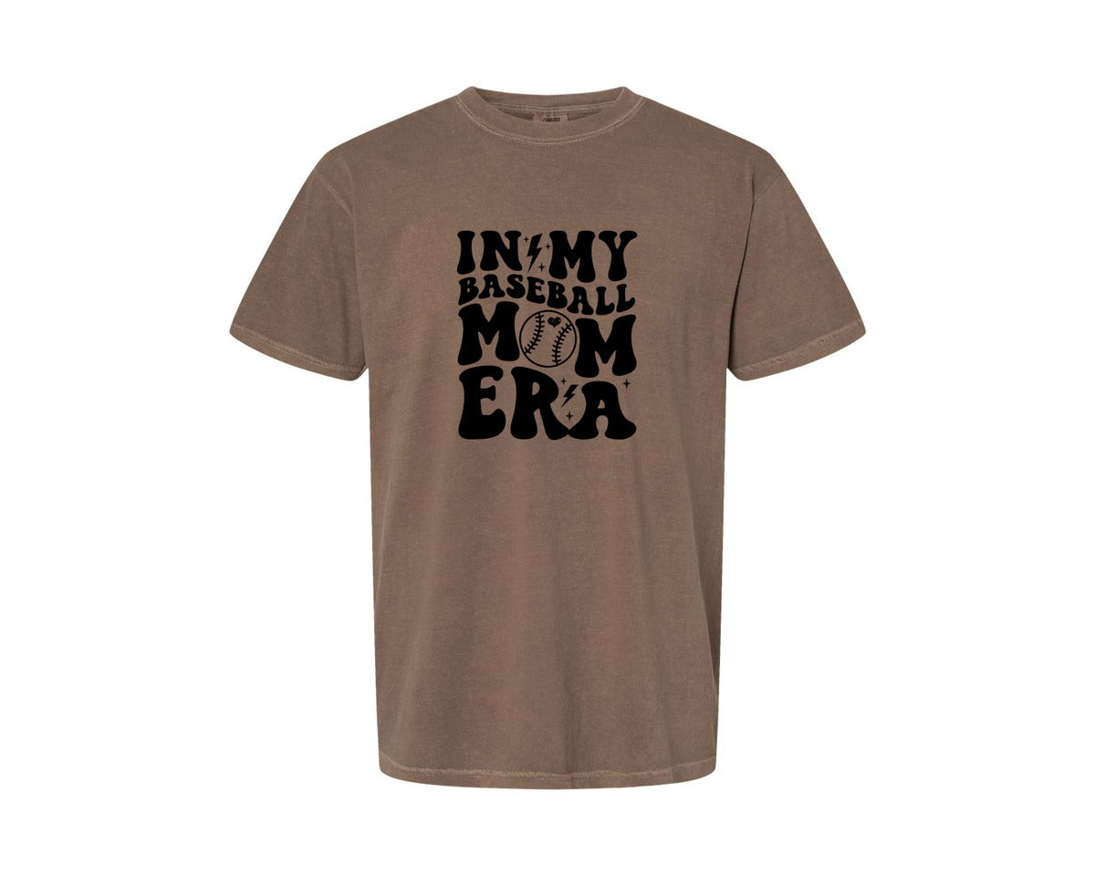 brand:Comfort Colors|color:Espresso|Retro Sports Mom In My Mom Era Graphic T-Shirt