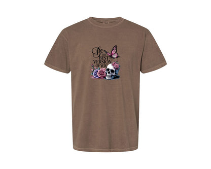 brand:Comfort Colors|color:Espresso|Be The Best Version Of You Self Love 2 Graphic T-Shirt