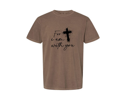 brand:Comfort Colors|color:Espresso|Fear Not Christianity Bible Graphic T-Shirt