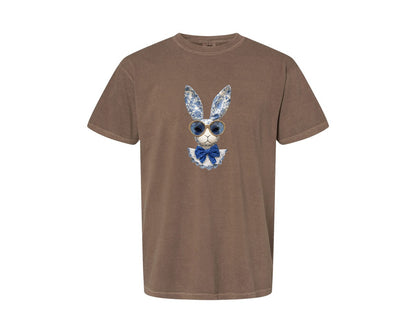 brand:Comfort Colors|color:Espresso|Cute Bunny T Shirt Bunny 2 Graphic T-Shirt
