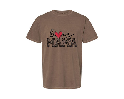 brand:Comfort Colors|color:Espresso|Boy Mama Mama Boy 2 Graphic T-Shirt