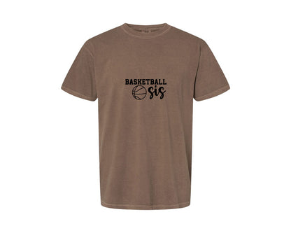 brand:Comfort Colors|color:Espresso|Basketball Sis 2 Graphic T-Shirt