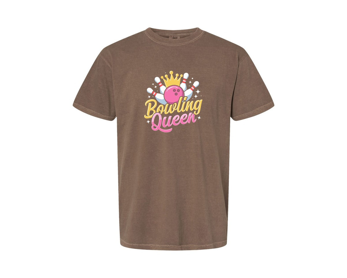 brand:Comfort Colors|color:Espresso|Bowling Graphic Graphic T-Shirt